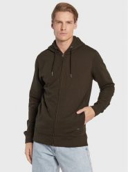 Petrol Industries Bluza M-NOOS-SWH004 Zielony Regular Fit. Zielone bluzy Petrol Industries, m, bez wzorów, z bawełny, bez kaptura. Za 109.99 zł.