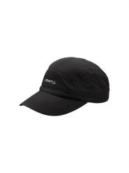 Craft Hypervent Run Cap – lekka, ergonomiczna czapka biegowa – Black. Czarne czapki z daszkiem Craft, bez wzorów. Za 189.00 zł.