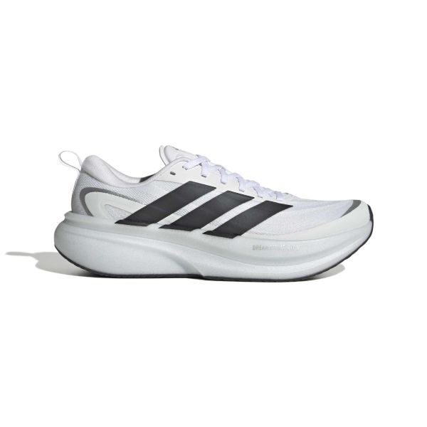 Buty Do Biegania Supernova Glide M. Białe buty do biegania Adidas, bez wzorów, bez zapięcia, do biegania. Za 592.50 zł.