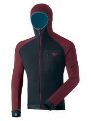 DYNAFIT Kurtka funkcyjna "RADICAL" w kolorze czarno-bordowym rozmiar: M. Czarne kurtki outdoor i hardshell Dynafit, m, bez wzorów, bez kaptura. Za 354.10 zł.