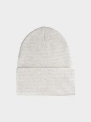 4F Czapka zimowa uniseks - beżowa Uniwersalny. Brązowe czapki zimowe 4F, bez wzorów, z materiału. Za 59.99 zł.