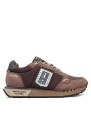 Aeronautica Militare Sneakersy 262SC0292UCT04393 Beżowy. Brązowe buty sportowe casual Aeronautica Militare, bez wzorów, ze skóry, bez zapięcia. Za 479.99 zł.