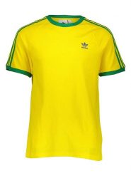 Adidas Koszulka w kolorze żółtym rozmiar: XS. Żółte bezrękawniki Adidas, xs, bez wzorów, z bawełny, bez kołnierzyka, bez ramiączek. Za 70.74 zł.