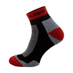 Skarpety trekkingowe Alpinus Sveg Low Merino. Czarne skarpety Alpinus, bez wzorów, z materiału. Za 52.99 zł.