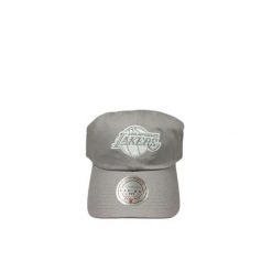 Czapka Los Angeles Lakers Elite Neutrals Dad. Czerwone czapki z daszkiem Mitchell & Ness, bez wzorów. Za 126.50 zł.