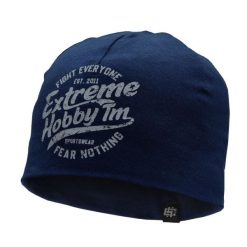 Czapka zimowa męska beanie EXTREME HOBBY WHEEL. Niebieskie czapki zimowe EXTREME HOBBY, bez wzorów, z bawełny. Za 69.00 zł.