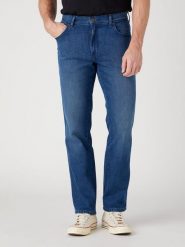 Wrangler Dżinsy "Texas Leon" - Regular fit - w kolorze niebieskim rozmiar: W30/L30. Niebieskie jeansy Wrangler, l. Za 171.68 zł.
