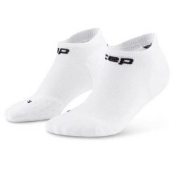Męskie skarpety kompresyjne do biegania stopki sportowe Core Run. Niebieskie skarpety CEP, bez wzorów, z elastanu. Za 69.00 zł.