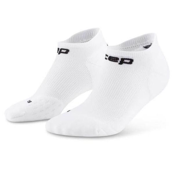 Męskie skarpety kompresyjne do biegania stopki sportowe Core Run. Niebieskie odzież kompresyjna CEP, bez wzorów, z elastanu. Za 69.00 zł.