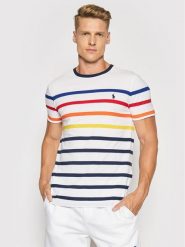 Polo Ralph Lauren T-Shirt M Classics 2 710842793002 Biały Custom Slim Fit. Białe koszulki polo Polo Ralph Lauren, m, bez wzorów, z bawełny, bez kołnierzyka, bez ramiączek. Za 299.00 zł.