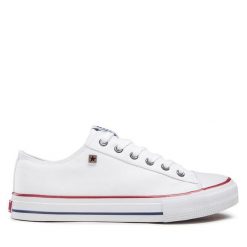 Trampki Big Star Shoes. Białe trampki BIG STAR SHOES, m, bez wzorów, bez zapięcia. Za 109.99 zł.