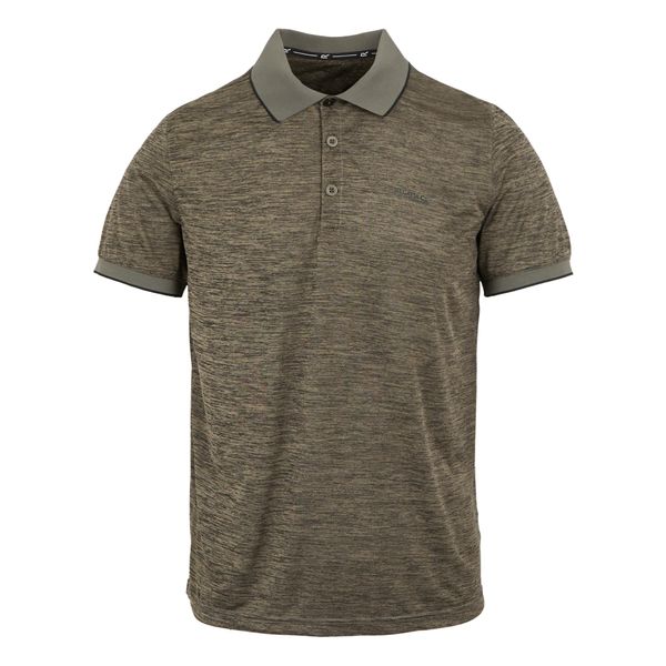 Polo Regatta Remex II. Brązowe koszulki polo Regatta, m, bez wzorów, z dżerseju, bez kołnierzyka, bez ramiączek, na golfa. W wyprzedaży za 126.00 zł.