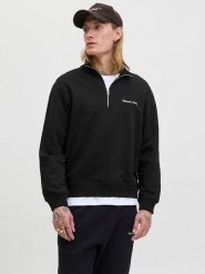 Jack & Jones Bluza "Jornorebro" w kolorze czarnym rozmiar: XL. Czarne bluzy Jack & Jones, s, bez wzorów, z materiału, bez kaptura. Za 127.65 zł.