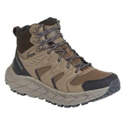 Buty trekkingowe męskie Karrimor BUTYKESTRELMIDK1108BRN. Brązowe trekkingi Karrimor, bez wzorów, z materiału, za kostkę, bez zapięcia. Za 423.99 zł.