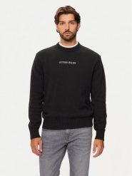 Guess Jeans Sweter M4BR31 Z3HM1 Czarny Regular Fit. Czarne swetry rozpinane Guess Jeans, l, z aplikacjami, z bawełny, bez kołnierzyka, bez ramiączek. Za 379.99 zł.
