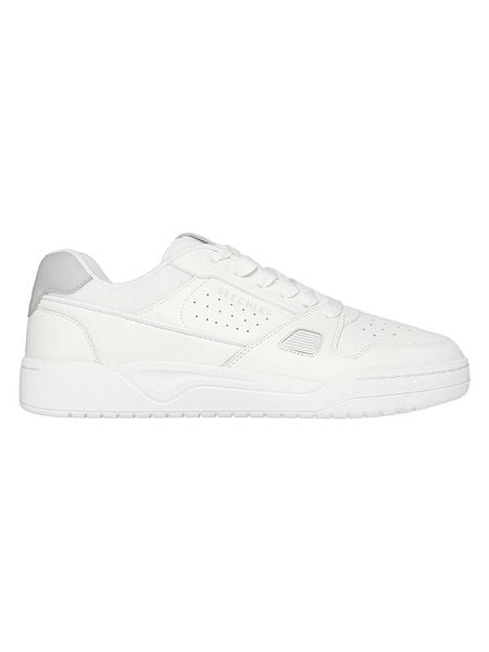 Skechers Skórzane sneakersy w kolorze białym rozmiar: 42. Białe buty sportowe casual Skechers, bez wzorów, bez zapięcia. Za 262.29 zł.