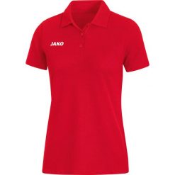 Polo Jako Base. Czerwone koszulki polo JAKO, bez wzorów, bez kołnierzyka, bez ramiączek. Za 219.50 zł.