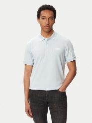 KARL LAGERFELD Polo 745780 563235 Niebieski jasny Regular Fit. Niebieskie koszulki polo KARL LAGERFELD, l, bez wzorów, z bawełny, bez kołnierzyka, bez ramiączek. Za 309.99 zł.
