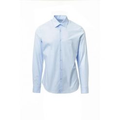 Koszula Payper Wear Florentia. Niebieskie koszule PAYPER WEAR, m, bez wzorów, z bawełny, bez kołnierzyka, bez ramiączek. Za 246.00 zł.