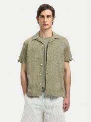 Selected Homme Koszula 16097686 Zielony Regular Fit. Zielone koszule Selected Homme, m, bez wzorów, z bawełny, bez kołnierzyka, bez ramiączek. Za 239.99 zł.