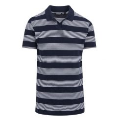 Koszulka Polo Męska Paski Tempete. Białe koszulki polo sportowe Regatta, m, bez wzorów, bez kołnierzyka, bez ramiączek, trekkingowe. Za 56.99 zł.