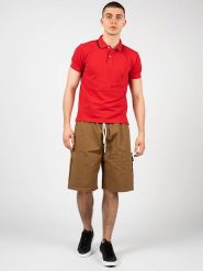 Geox Koszulka Polo "Sustainable" | M2510Q T2649 | Sustainable | Mężczyzna | Czerwony. Czerwone koszulki polo Geox, m, bez wzorów, z bawełny, bez kołnierzyka, bez ramiączek. W wyprzedaży za 149.00 zł.