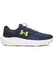 Under Armour Buty w kolorze granatowym do biegania rozmiar: 42,5. Niebieskie buty do biegania Under Armour, bez wzorów, z materiału, bez zapięcia, do biegania. Za 152.98 zł.