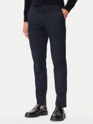 BOSS Chinosy C-Genius-DTL-WG-264F 50571185 Granatowy Slim Fit. Niebieskie eleganckie spodnie Boss, m, z bawełny. Za 679.99 zł.