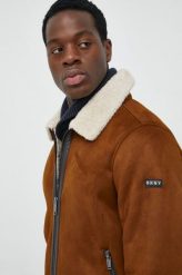 Dkny kurtka męska kolor brązowy przejściowa. Brązowe kurtki DKNY, l, bez wzorów, bez kaptura. W wyprzedaży za 1,399.90 zł.