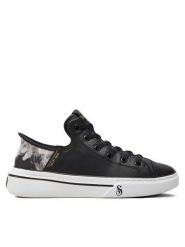 Skechers Sneakersy Snoop One-Og 251016/BKW Czarny. Czarne buty sportowe casual Skechers, bez wzorów, ze skóry, bez zapięcia. Za 379.99 zł.