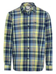 Camel Active Koszula - Regular fit - w kolorze żółto-zielonym rozmiar: 4XL. Zielone koszule Camel Active, xl, bez wzorów, z bawełny, bez kołnierzyka, bez ramiączek. Za 145.94 zł.