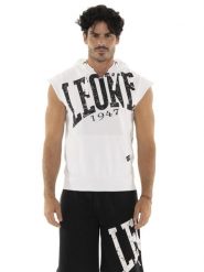 Męska bluza z kapturem bez rękawów Boxing Legend. Czarne bluzy z kapturem LEONE 1947 APPAREL, m, bez wzorów, z kapturem. Za 265.23 zł.