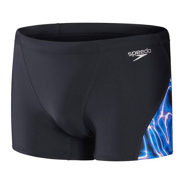 Bokserki kąpielowe męskie Speedo Allover Digi V-Cut. Czarne slipy i bokserki Speedo, m, bez wzorów, z elastanu. Za 129.99 zł.