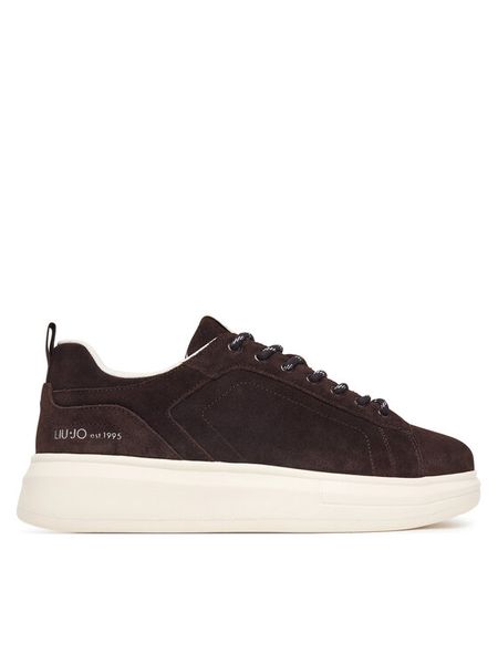 Liu Jo Sneakersy Big 05B 7G6013 PX002 Brązowy ciemny. Brązowe buty sportowe casual Liu Jo, bez wzorów, ze skóry, bez zapięcia. Za 569.99 zł.
