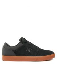 DC Sneakersy Crisis 2 ADYS100647 Szary. Szare buty sportowe casual DC, bez wzorów, ze skóry, bez zapięcia. Za 259.99 zł.