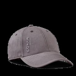 Czapka z daszkiem WINGS UNLEASH GREY. Szare czapki z daszkiem Wings, bez wzorów, z bawełny. Za 49.90 zł.