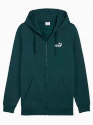 Bluza Męska Puma Z Kapturem Na Zamek Zielona Sportowa Ciepła. Zielone bluzy z kapturem Puma, m, bez wzorów, z bawełny, z kapturem. Za 249.00 zł.