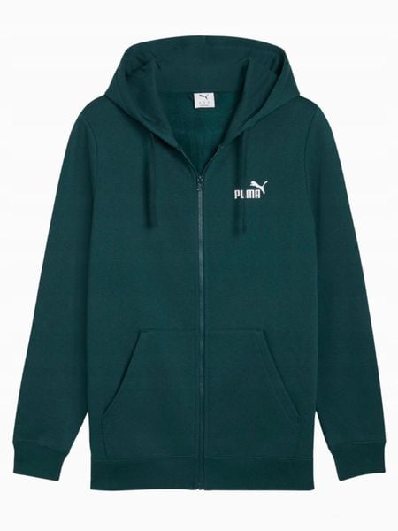 Bluza Męska Puma Z Kapturem Na Zamek Zielona Sportowa Ciepła. Zielone bluzy z kapturem Puma, m, bez wzorów, z bawełny, z kapturem. Za 249.00 zł.