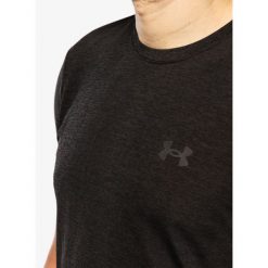 Koszulka biegowa męska Under Armour Seamless Stride SS. Czarne bluzy Under Armour, m, bez wzorów, bez kaptura. Za 199.99 zł.
