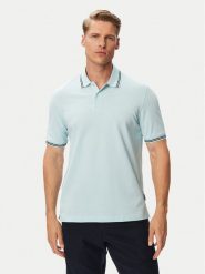 Bugatti Polo 8150-15001E Niebieski jasny Regular Fit. Niebieskie koszulki polo sportowe Bugatti, l, bez wzorów, z bawełny, bez kołnierzyka, bez ramiączek. Za 178.99 zł.