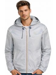 Geographical Norway Kurtka przejściowa "Boatglobe" w kolorze szarym rozmiar: XL. Szare kurtki Geographical Norway, xl, bez wzorów, bez kaptura. Za 114.17 zł.