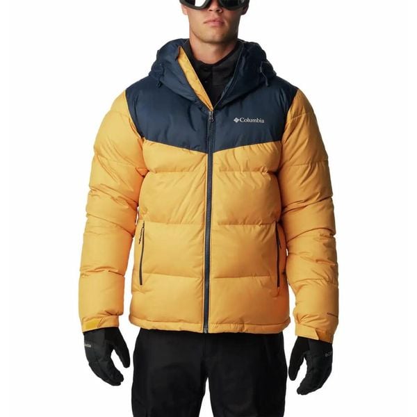 Kurtka Puchowa Zimowa Męska Columbia Iceline Ridge Jacket. Żółte kurtki narciarskie i snowboardowe Columbia, m, bez wzorów, z puchu, narciarskie. W wyprzedaży za 654.30 zł.