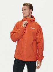 Adidas Kurtka outdoor Terrex Multi 2L RAIN.RDY IP1433 Pomarańczowy Regular Fit. Brązowe kurtki outdoor i hardshell Adidas, l, bez wzorów, z syntetyku, bez kaptura. Za 549.99 zł.