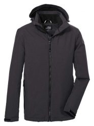 Killtec Kurtka funkcyjna w kolorze antracytowym rozmiar: L. Czarne kurtki outdoor i hardshell KILLTEC, l, bez wzorów, bez kaptura. Za 171.28 zł.