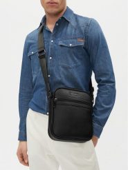 GINO ROSSI Saszetka CEO-GIN-M-002-07 Czarny. Czarne saszetki i nerki Gino Rossi, bez wzorów, ze skóry, bez dodatków. Za 159.99 zł.