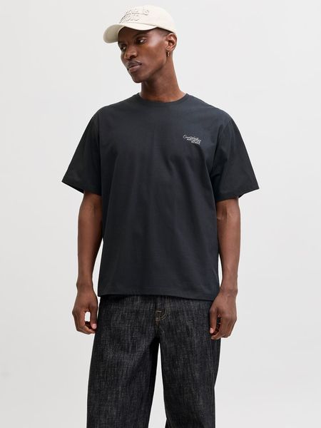 Jack & Jones Koszulka "Roar" w kolorze czarnym rozmiar: L. Czarne bezrękawniki Jack & Jones, l, bez wzorów, z bawełny, bez kołnierzyka, bez ramiączek. Za 43.99 zł.
