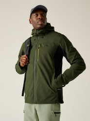 Regatta Kurtka przeciwdeszczowa "Birchdale II" w kolorze khaki rozmiar: XXL. Brązowe kurtki outdoor i hardshell Regatta, m, bez wzorów, bez kaptura. Za 198.56 zł.