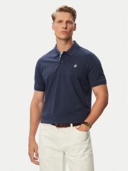 Beverly Hills Polo Club Polo P-SS26M-P450106BLU Granatowy Regular Fit. Niebieskie koszulki polo Beverly Hills Polo Club, m, bez wzorów, z bawełny, bez kołnierzyka, bez ramiączek. Za 249.99 zł.
