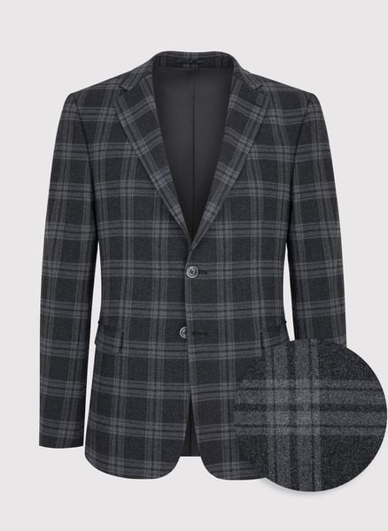 PAKO LORENTE – Marynarka garniturowa P22WF-3G-002-S-S. Szare garnitury Pako Lorente, m, bez wzorów, z elastanu. Za 299.99 zł.