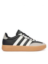 Adidas Sneakersy Barreda JP5927 Czarny. Czarne buty sportowe casual Adidas, bez wzorów, ze skóry, bez zapięcia. Za 279.99 zł.
